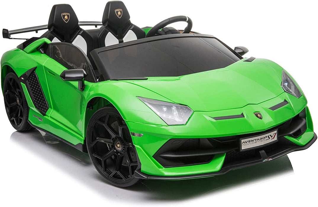 Voltz Toys 2 Seater 24V Licensed Lamborghini Aventador SVJ Drifter ride on car with Remote Control