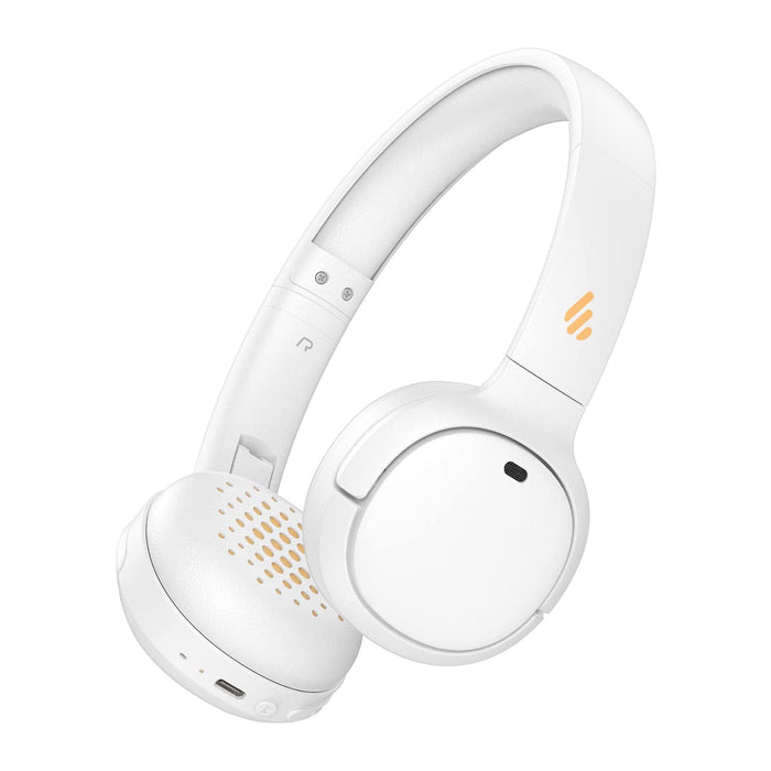Edifier WH500 Wireless On-Ear Headphones, Bluetooth V5.4 Lightweight and Foldable, White