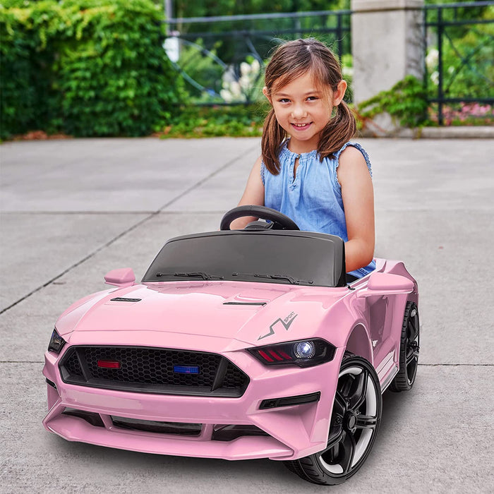 Voltz Toys 12V 兒童騎乘汽車玩具帶開門、逼真的燈光和遙控的騎乘玩具