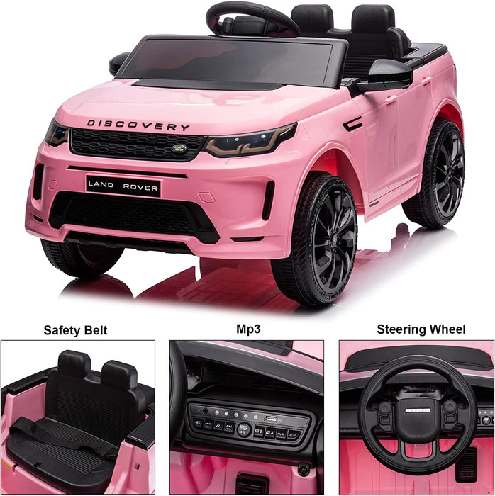 Voltz Toys 12 伏 Land Rover Discovery 許可可騎乘車帶開門和遙控器