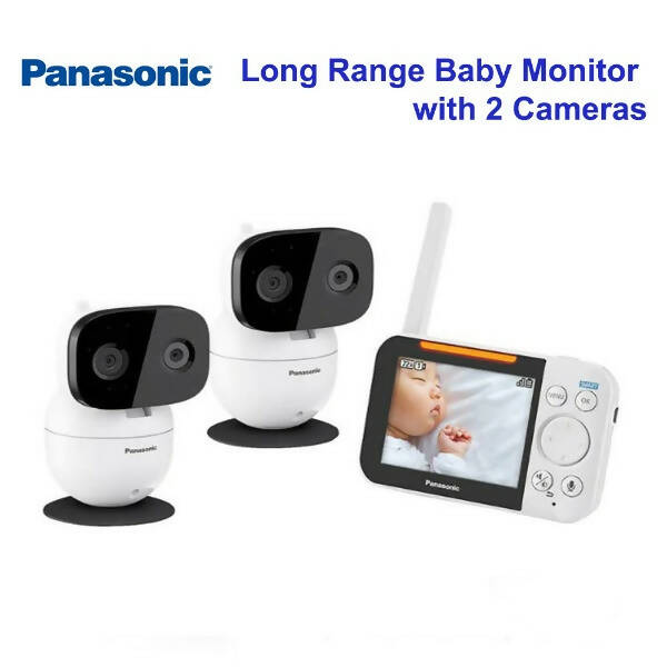Panasonic Long Range Video 2x Baby Monitor KX-HN1032W- open box