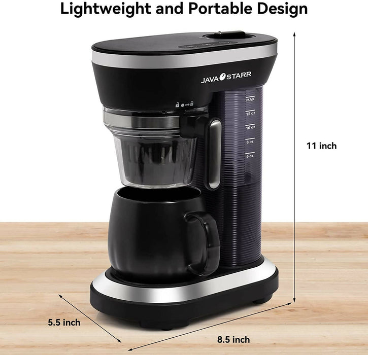 全自動小型便捷咖啡機 研磨沖泡一體化