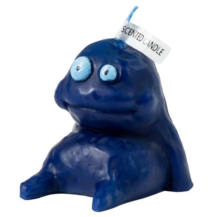 Rejuuv Fat Mudman Shaped Scented Candle - Blue