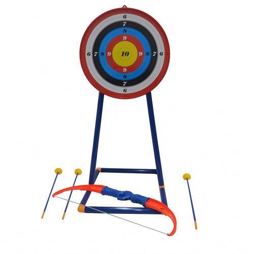 777-707 Kids Toy Archery Bow and Arrow Set with Target and Stand