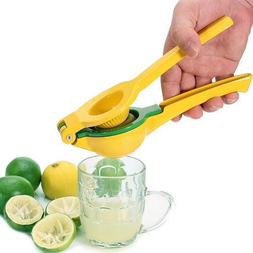 2 in 1 Citrus Presser Handheld Lemon Lime Squeezer Juicer No Pulp, Seeds