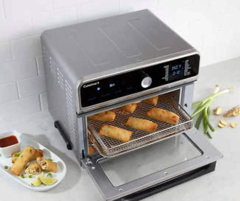 Cuisinart CTOA130 Digital Airfryer Toaster Oven.0.6 cu.ft. (17L), silver - Refurbished