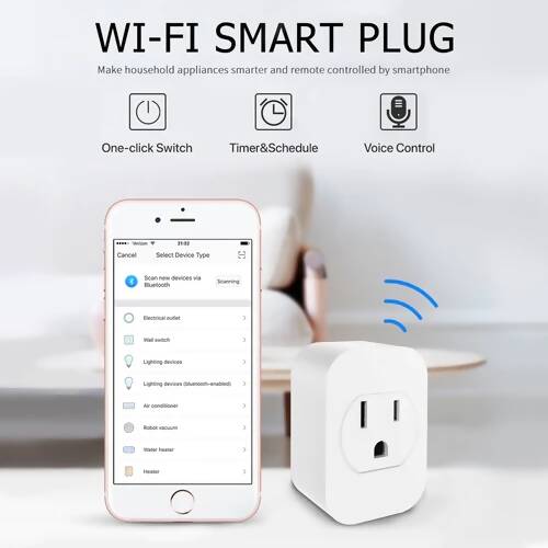 eco4life Smart Single Wi-Fi Outlet Plug - DPS1101S