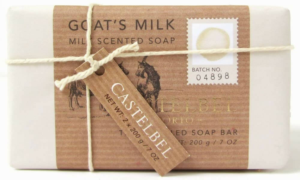 Castelbel Porto - Goat's Milk - Gift Set of Two Scented Bath Soap (2 x 7 oz.)