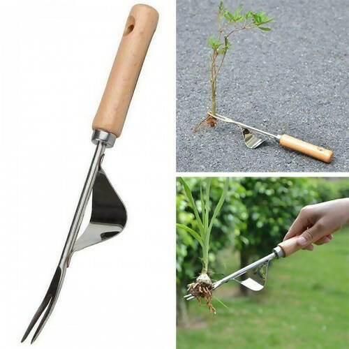 Manual Weed Puller with Hook Grass Removal for Garden Backyard Plant Weeder  Tool 