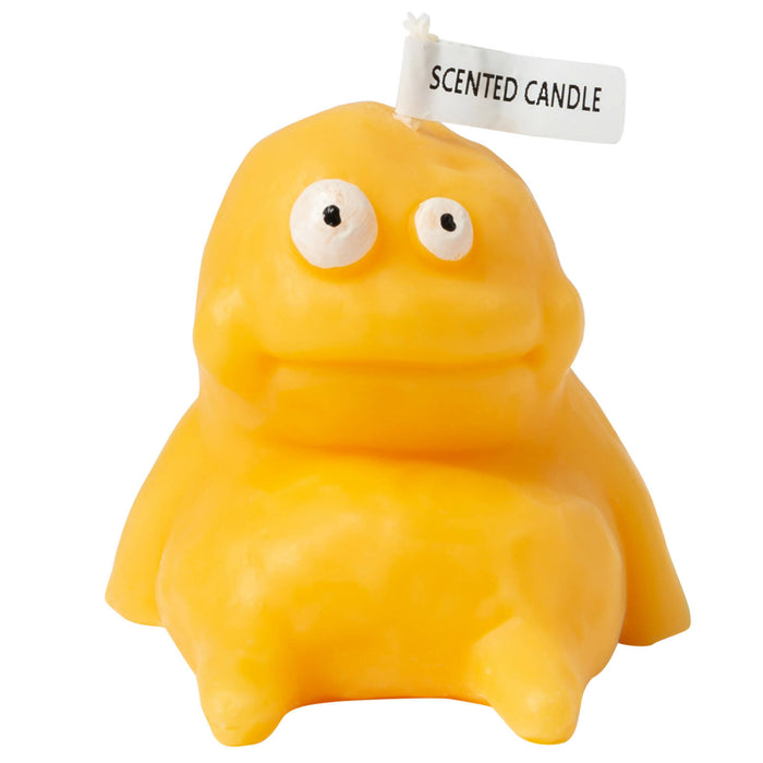 Rejuuv Fat Mudman Shaped Scented Candle - Yellow