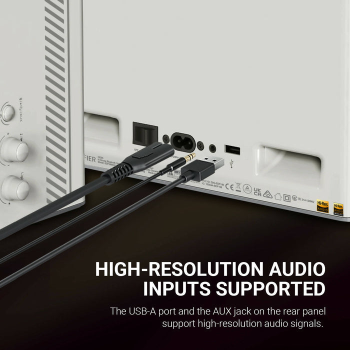 Edifier QD35 Tabletop Bluetooth Speaker, White