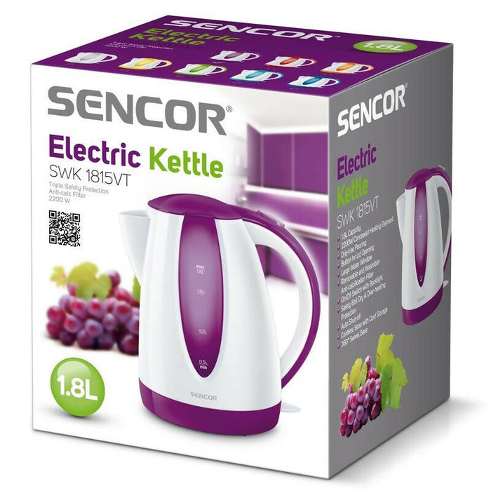Sencor SWK-1815VT 1.8L Electric Kettle (Violet)