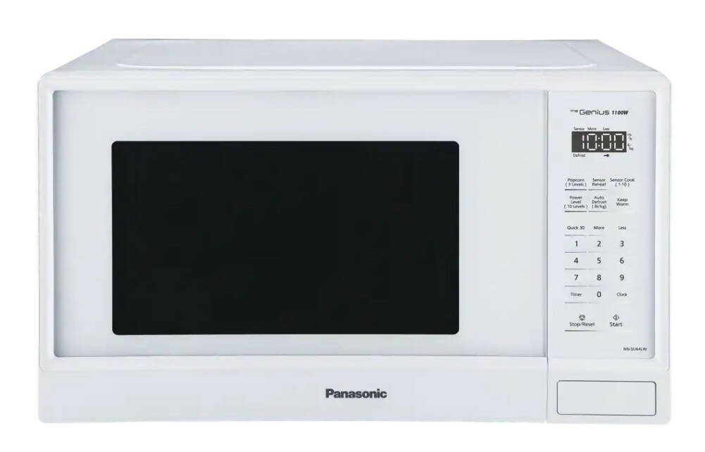Panasonic NN-SU64LW Countertop Microwave Genius Sensor Cooking, 1.3-cu.ft., Matte White