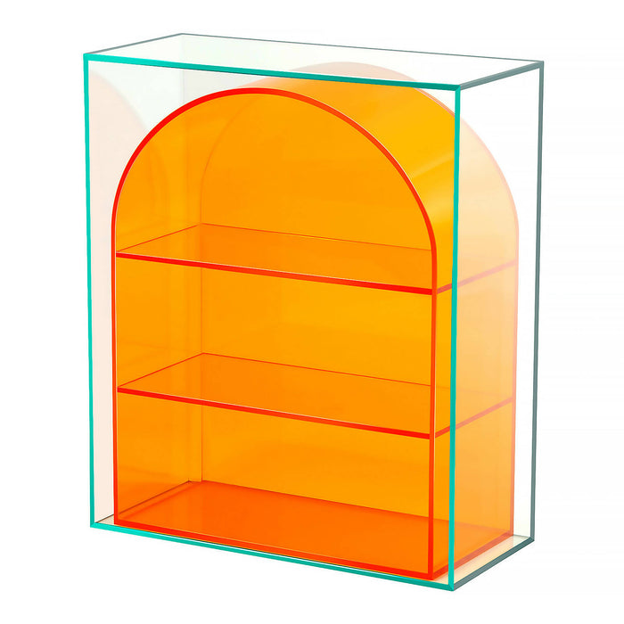 Ventray Home亞克力拱形多層儲物架（橙色）