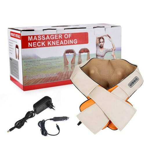 MaxKare 指壓背部按摩枕頭，揉捏和加熱，深層組織緩解肌肉疼痛