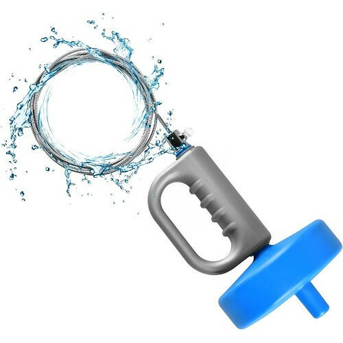Plumbing Snake Drain Auger, 5M Snake Drain Hair Removal Tool with