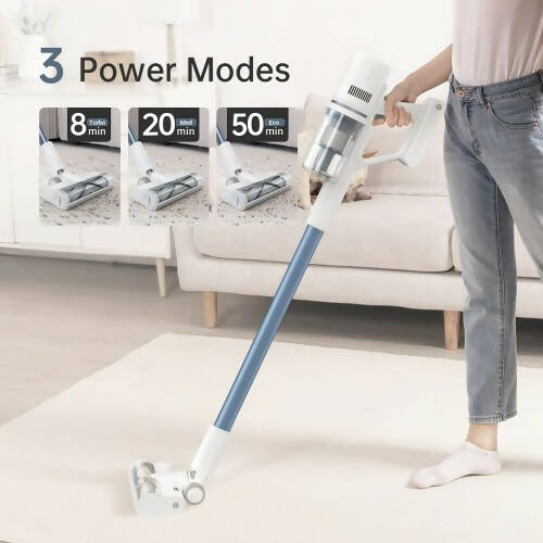 Dreametech Cordless Vacuum Cleaner, 350W Lightweight Stick Vacuum with 20Kpa Powerful Suction, LED Display for Home, Hard Floor, Pet Hair