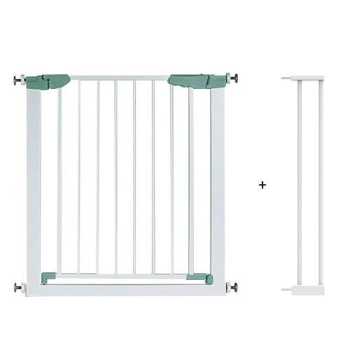 Adjustable Child/Baby Safety Gate, 80 x 74 cm for Stairs, Doorways (with 10cm Gate Extension)
