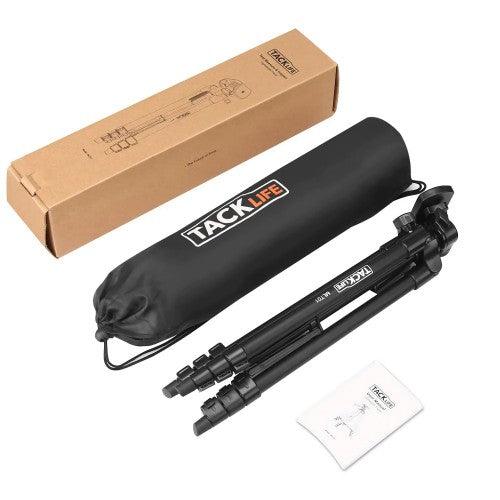 TACKLIFE 55-Inch Lightweight Aluminum Tripod for Travel/Camera/Smartphone with Carry Bag