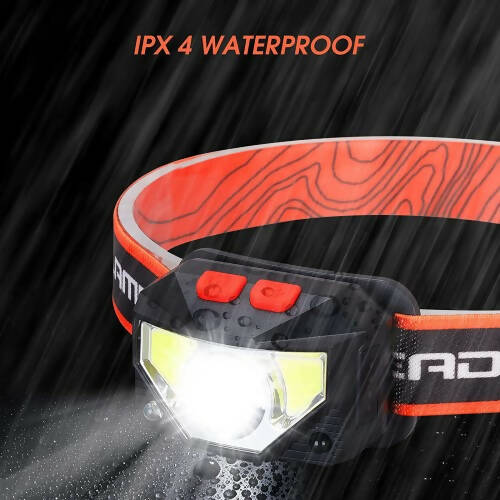 2 Pack USB Rechargeable LED Headlamp with 8 Lighting Modes for Running,Rideing,Climbing ,Fishing