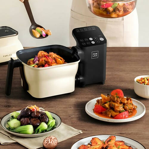 智慧多功能自動炊具炒菜機，14種烹飪模式 - 1.5L