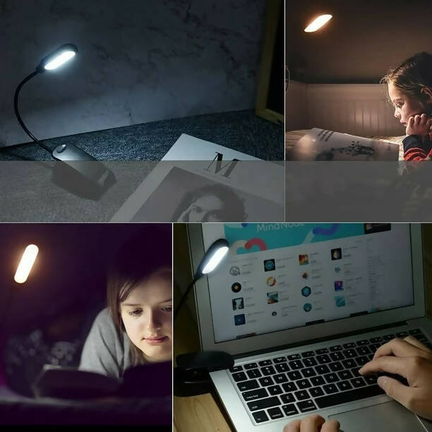 5 LED Book Light Easy Clip On Reading Light