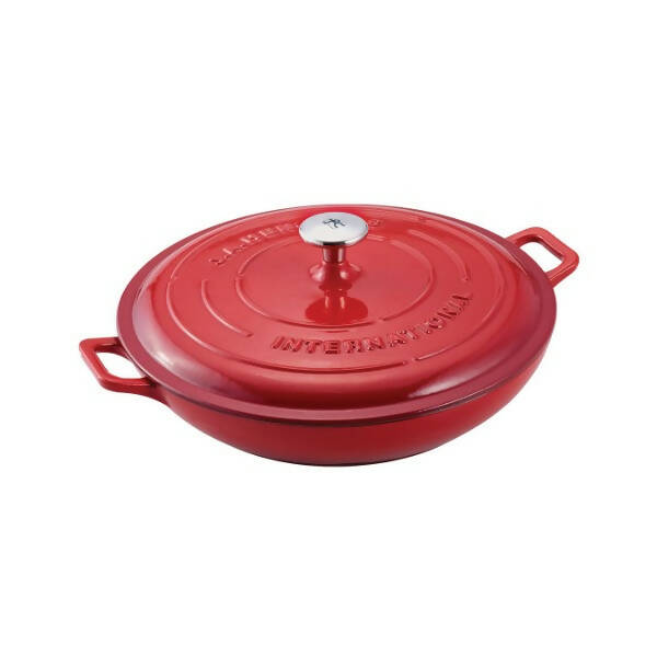 Zwilling J. A. Henckels 3.5-Quart Round Cast Iron Enamel Sauteuse with Lid (13141-310)