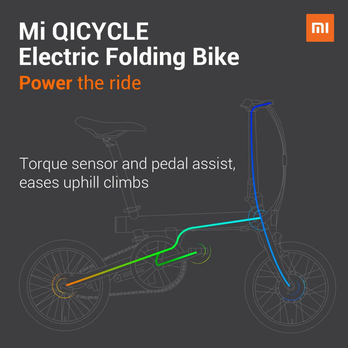 小米電助力折疊自行車