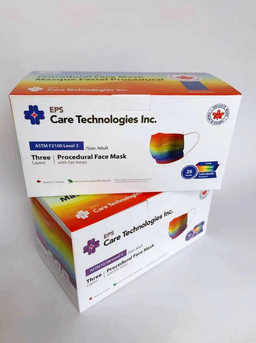 加拿大製造!! EPS ASTM 3 成人醫療口罩 50 PCS/BOX - 綠萌貓