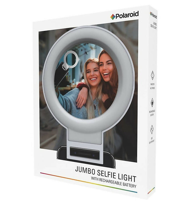 Polaroid PAC116WH Jumbo Cell Phone Clip-on Selfie Light