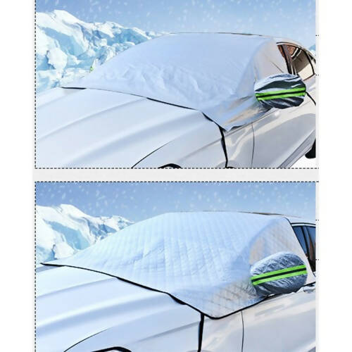 Car Windshield Snow Cover, Waterproof with Mirror Cover All Weather Protection