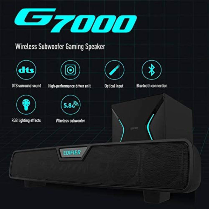 漫步者 G7000 無線低音炮遊戲藍牙音箱