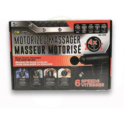 CM 6 Speed Massager with 4 attachments