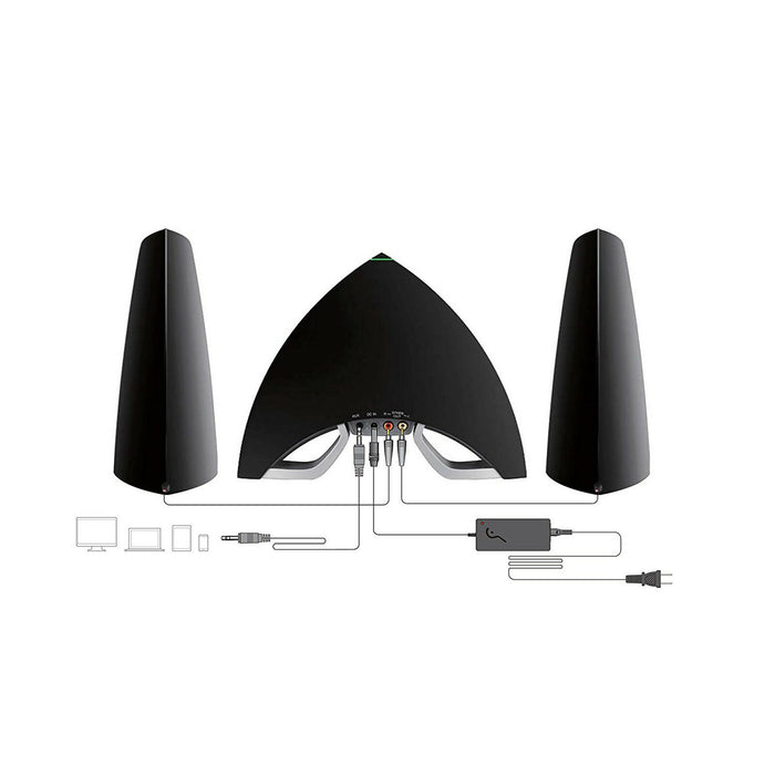 Edifier E3360BT Prisma Encore 2.1 Bluetooth Audio Speakers System - Black