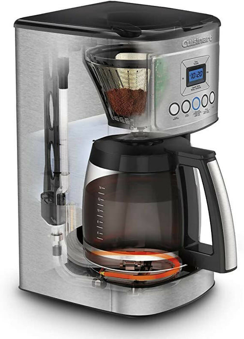 CUISINART 14杯可程式設計咖啡機（DCC-3200C） - 拉絲不鏽鋼