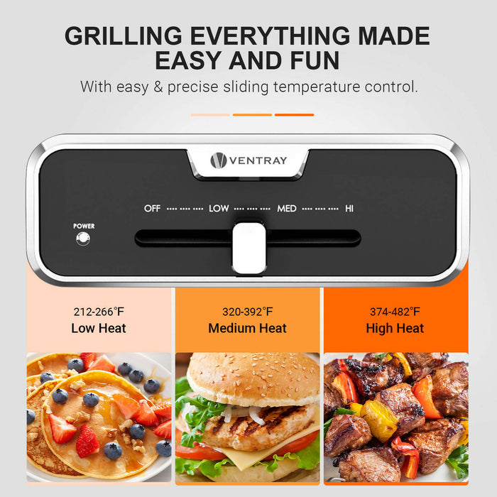 Ventray Classic 2.0 Indoor Electric Grill Red/Pink/White