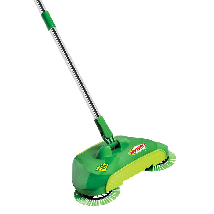 Libman Spiral Sweep Broom with Spinning Brushes — singclub