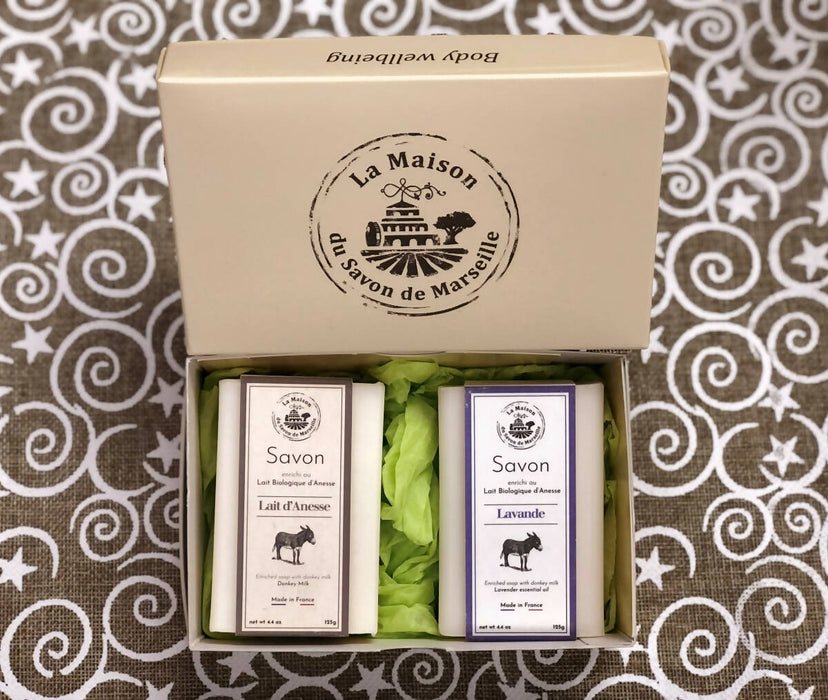 法國 有機驢奶皂 禮品裝 Organic Donkey Milk Soap Gift Pack (2x125g)