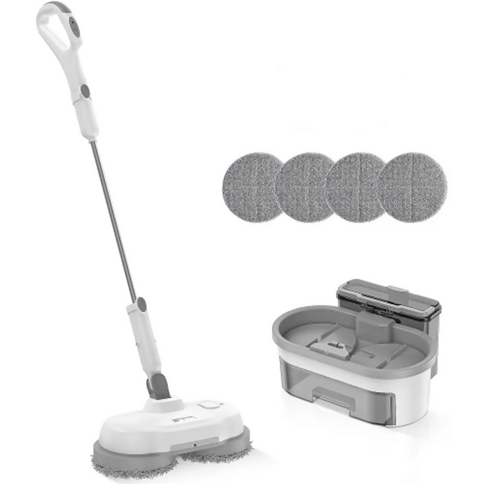 Cordless Self Cleaning Electric Mop with Bucket Water Sprey LED
