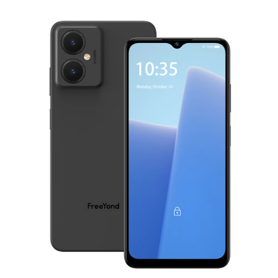 FreeYond F9S Smartphone, 6.6" Display, 64GB/128GB-Unlocked (3 Colors)