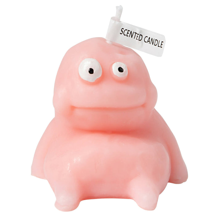 Rejuuv Fat Mudman Shaped Scented Candle - Pink